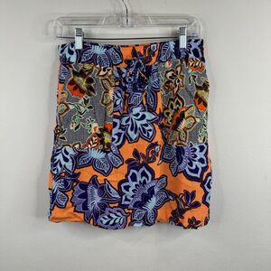 LOFT Ann‎ Taylor Womens Skirt Size S Lined Floral Casual Workwear Vacation